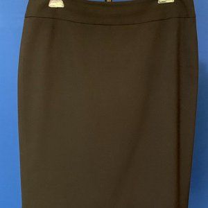 NINE WEST Knee Length Black Suit Skirt Size 10